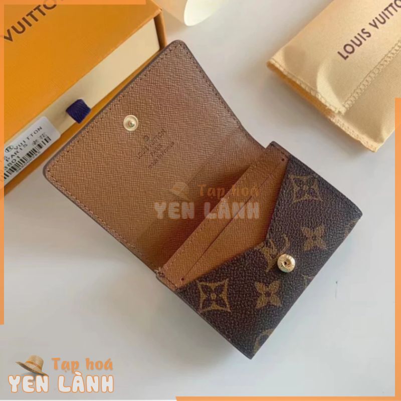 Louis vuitton Ví Tiền lv Dạng Kẹp Đựng Thẻ zero [Kèm Hộp]