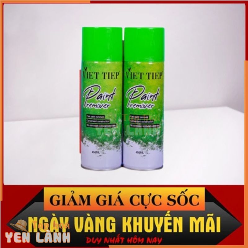 Chai Xịt Tẩy Sơn gốc dầu, sơn phun, sơn mài, men, vecni và dầu khỏi kim loại