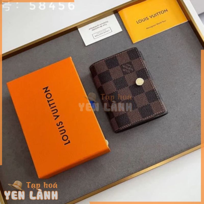 LOUIS VUITTON Ví Da Bò Hiệu LV M58456 Cỡ Nhỏ Đựng Thẻ Chuyên Dùng Cho Nữ