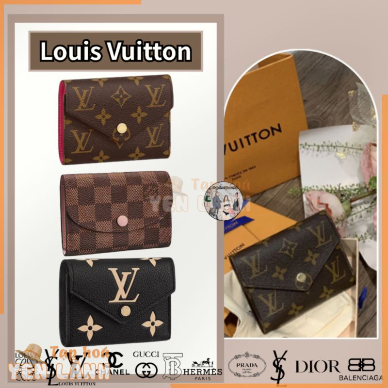 Louis Vuitton / VICTORINE Ví Nữ Cổ Điển /Xịn 100%