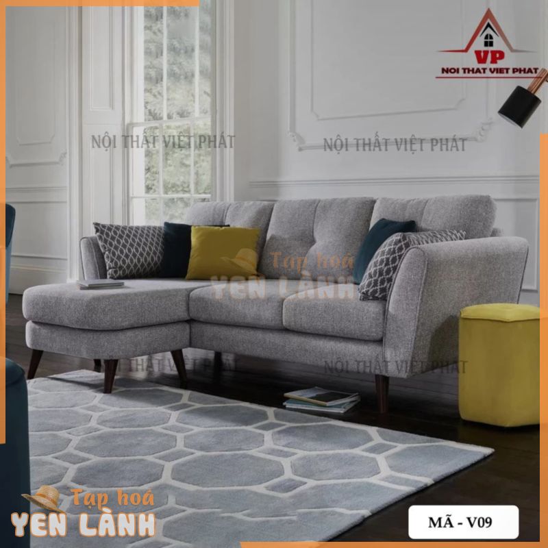 Sofa Vải Màu Xám