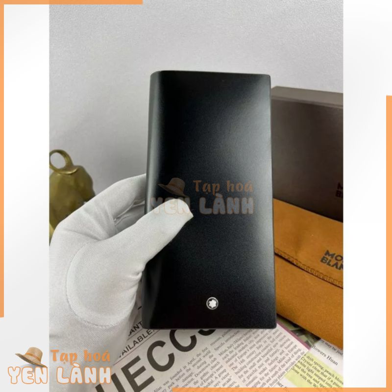 Ví Da Bò 100% Chính Hãng MONTBLANC Marlboron Dáng Dài Thời Trang Cho Nữ