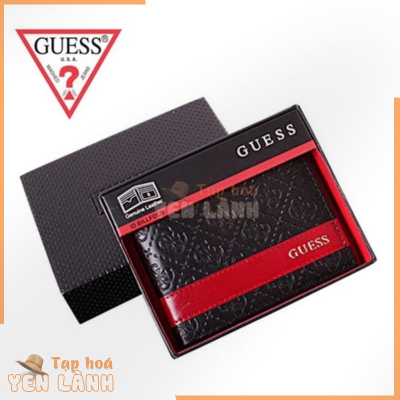 Ví nam Guess Men’s Leather Bifold With Fashion Details – 31GU13X008