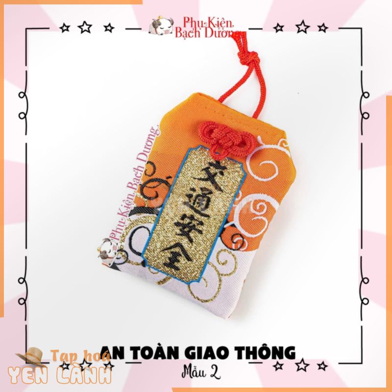 Túi Phước Tết 2024, Yushou An Toàn Giao Thông – Mẫu 2 – Kiểu Omamori Nhật Bản, Có sẵn, Quà lì xì xịn.