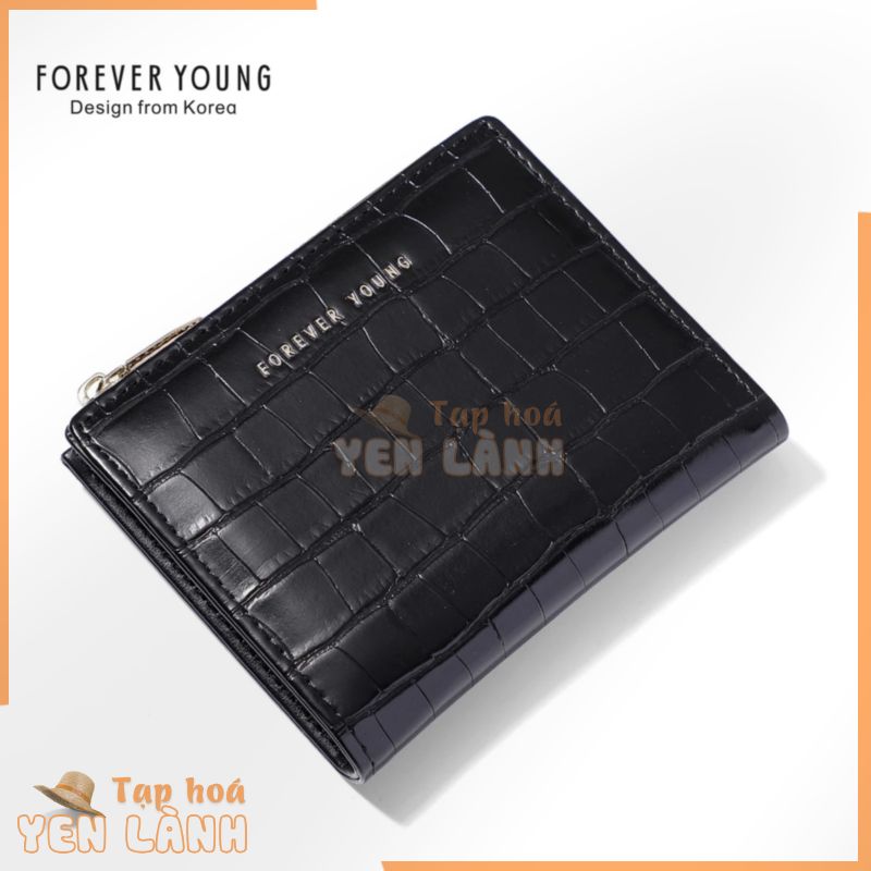 Ví FOREVER YOUNG DESIGN FROM PELY dáng ngắn siêu mỏng thiết kế trẻ trung thời trang cho nữ