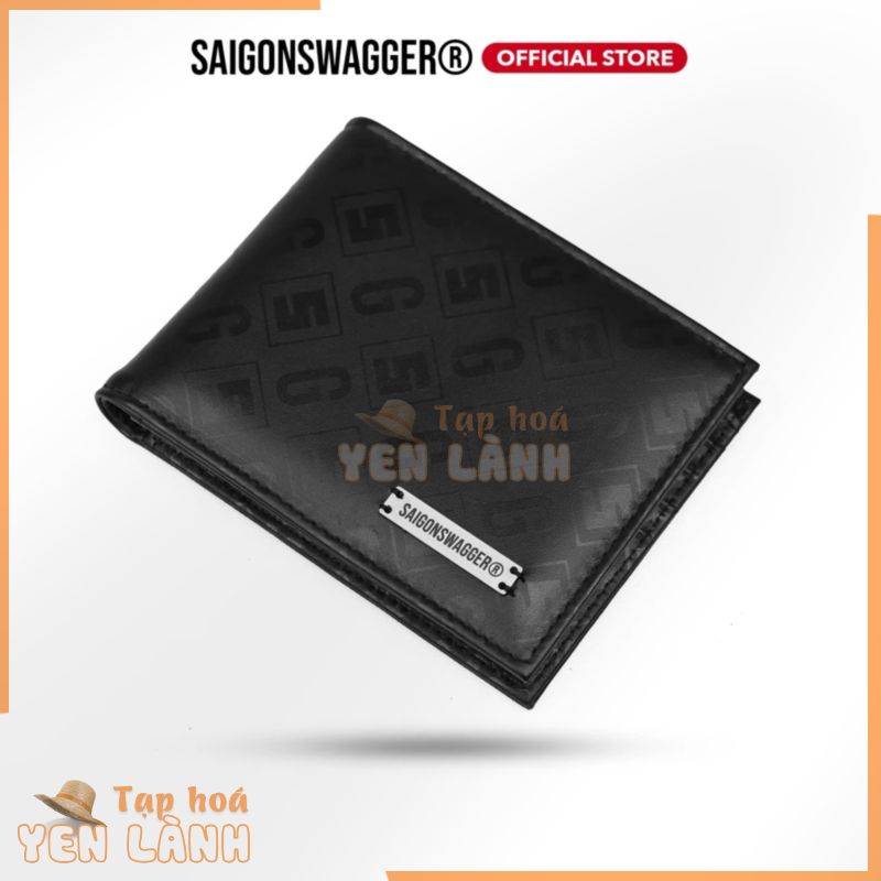 Ví Da Nam Gập Đôi SAIGON SWAGGER® Da Thật Cao Cấp Eclipse Bi – Fold Wallet