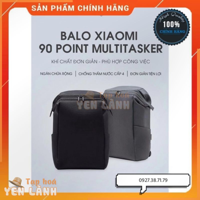 (CÓ SẴN) Balo Xiaomi Laptop 90 Point Backpack Multitasker – Đựng vừa laptop 15.6 inch – Chống nước – Chính hãng Xiaomi