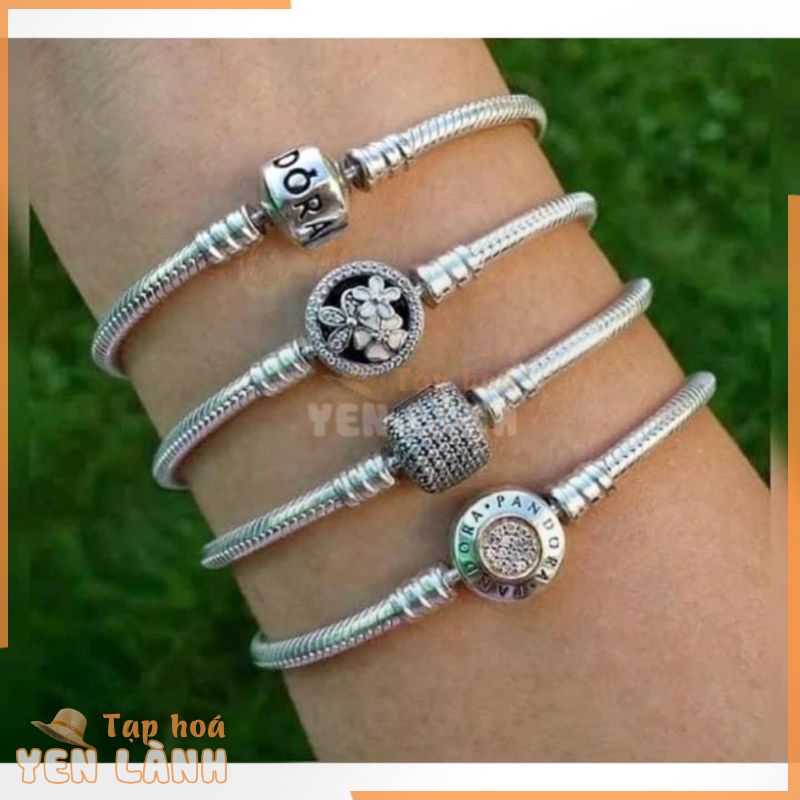 Vòng tay bạc mềm Pandora Moments & Charm Pandora chính hãng