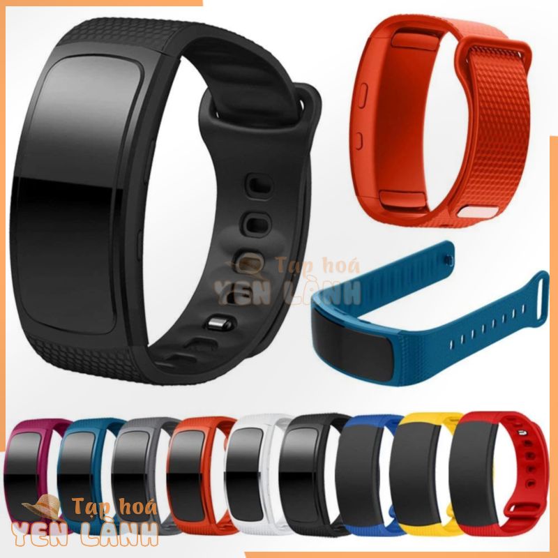 Dây đeo cổ tay bằng silicon mềm Vòng đeo tay thể thao cho đồng hồ thông minh Samsung Gear Fit 2 Pro / SM-R360