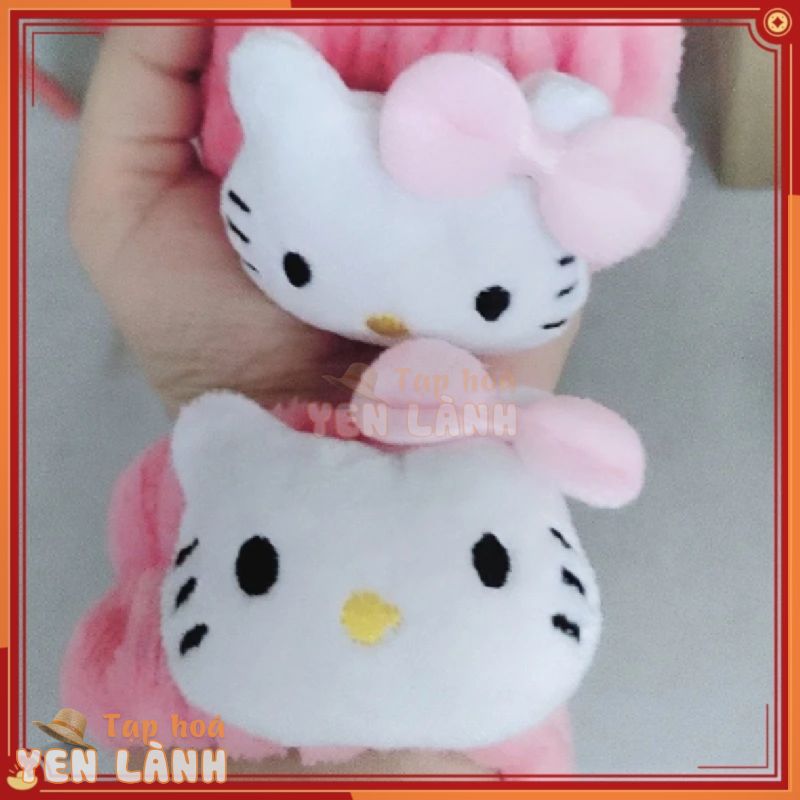 Hello Kitty Pink Face Wash Dây đeo cổ tay chống nước Dụng cụ tiện dụng Băng đô Sanrio Vòng đeo tay thể thao Hấp thụ nước Giặt Quần áo chống ẩm Bảo vệ tay áo Vòng tay chống nước Đóng chống trượt