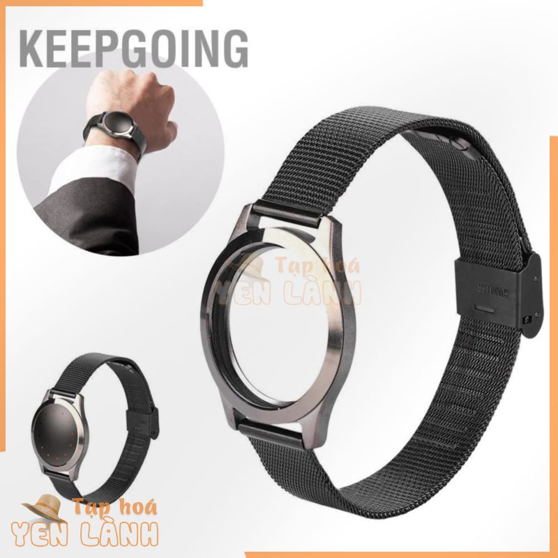 Keepgoing Vòng đeo tay bằng thép có dây thay thế theo dõi giấc ngủ cho Misfit Shine 2