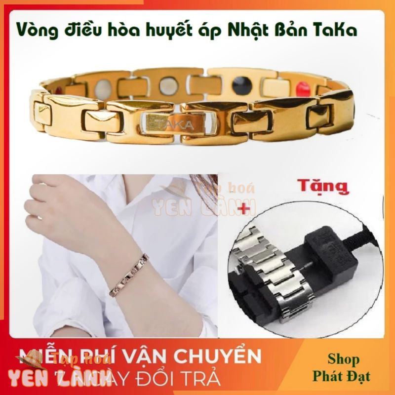 Vòng điều hòa huyết áp nhật bản Taka, vòng đeo tay ổn định giảm huyết áp ổn định đường huyết công dụng như vòng toma