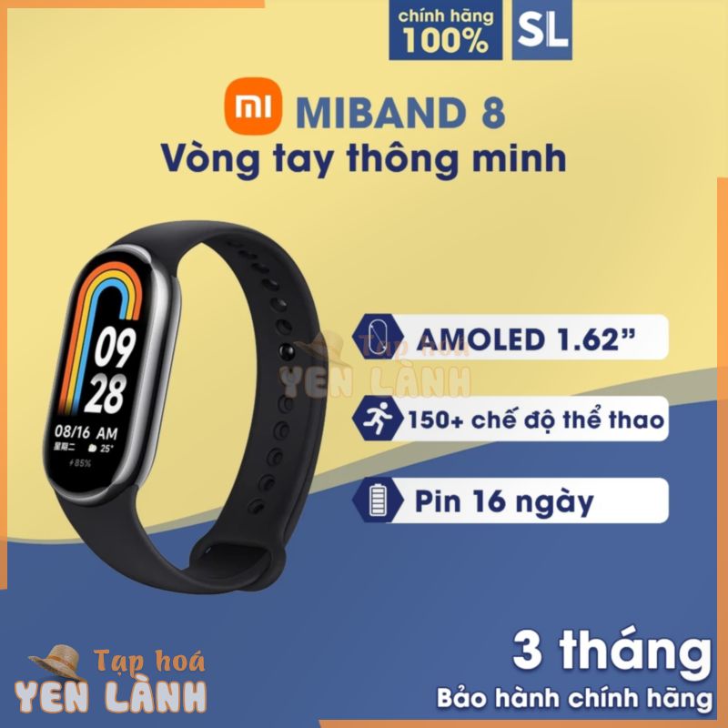 Vòng Đeo Tay Thông Minh Xiaomi Miband 8 / Miband 7 Kết Nối APP Theo Dõi Sức Khỏe Hỗ Trợ Tập Luyện