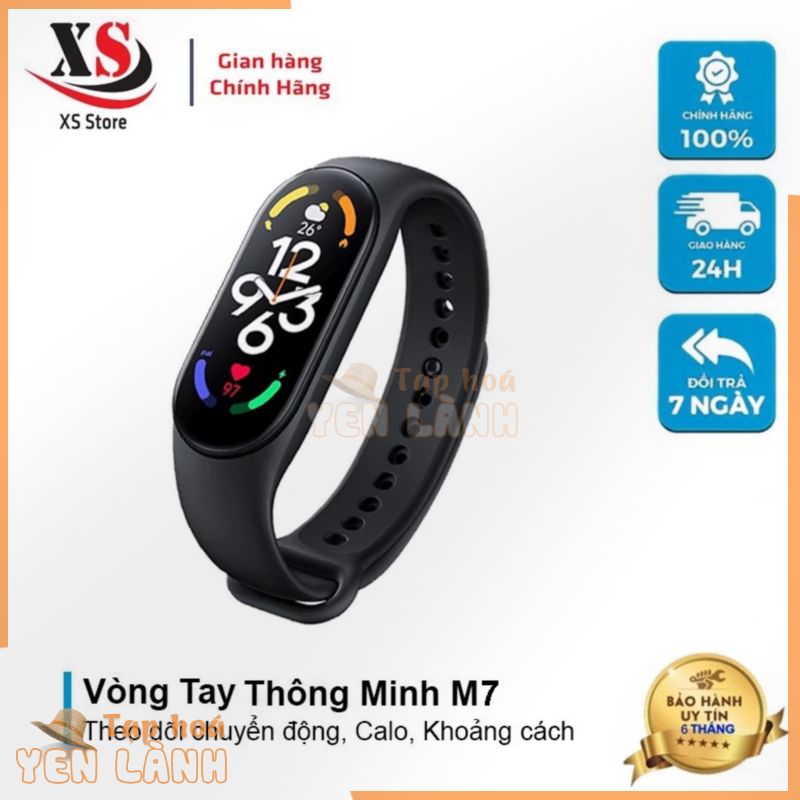 Đồng Hồ Thông Minh M7 Smart Band, Vòng Đeo Tay Thể Thao, Theo Dõi Sức Khỏe – XS Store