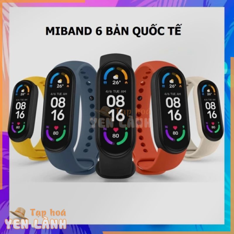 P̷H̷Ụ̷ ̷K̷I̷Ệ̷N̷ ̷S̷Ố̷ – Vòng Đeo Tay Thông Minh Xiaomi Mi Band 6 Màn hình tràn viền 1.56 inch – Miband 6 ( Bản Quốc Tế