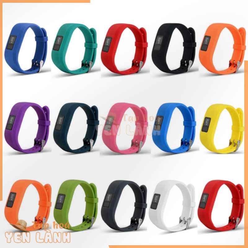 Dây đeo đồng hồ silicon mềm Vòng đeo tay trẻ em Dây đeo cổ tay cho Garmin Vivofit JR 2 / Vivofit 3