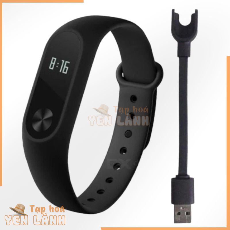 congxuan- Vòng Đeo Tay Xiaomi Miband 2 Màu Đen – Hàng Chính Hãng DGW