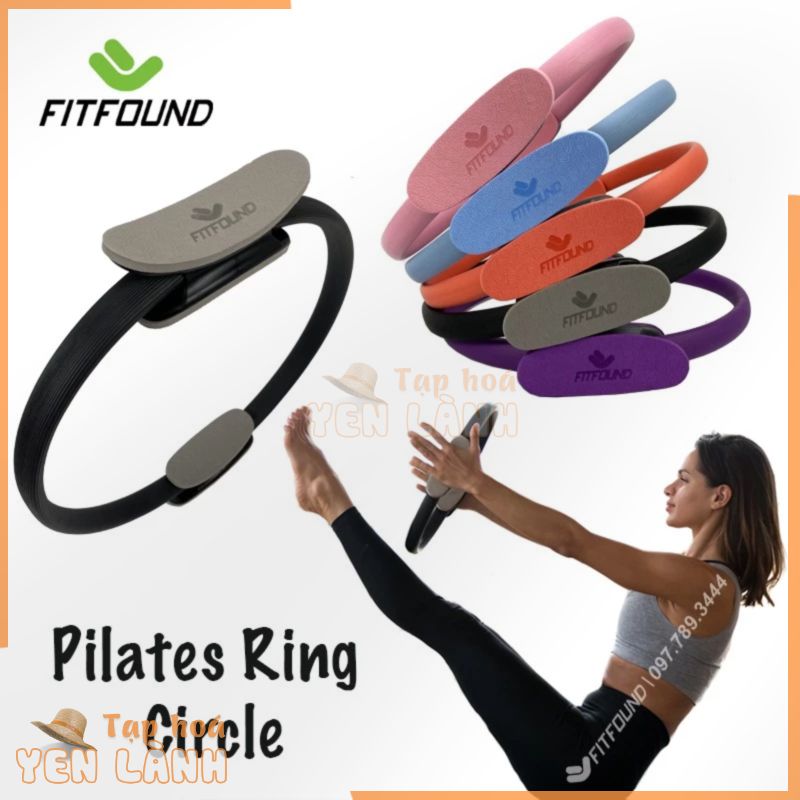 Magic Circle -Vòng Tập Yoga Pilates Ring Cao Cấp – Dụng Cụ Tập Tay Vai Đùi Cơ Bụng Mông Đa Năng FITFOUND