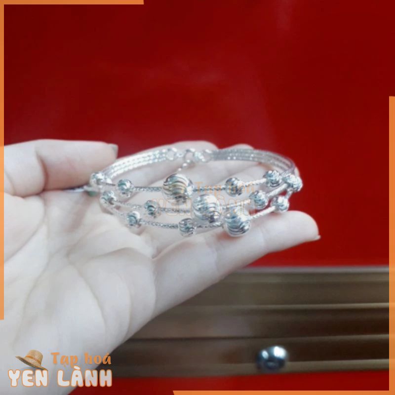 Vòng tay bi bạc cao cấp  YN JEWELRY