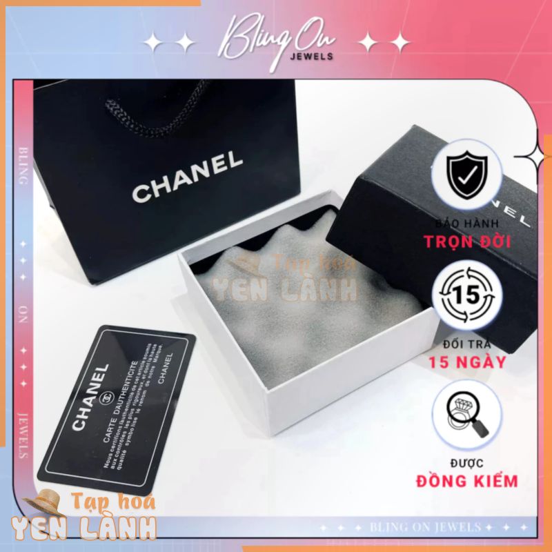 Set hộp đựng vòng tay, dây chuyền hộp trang sức mang thương hiệu nổi tiếng Chanel