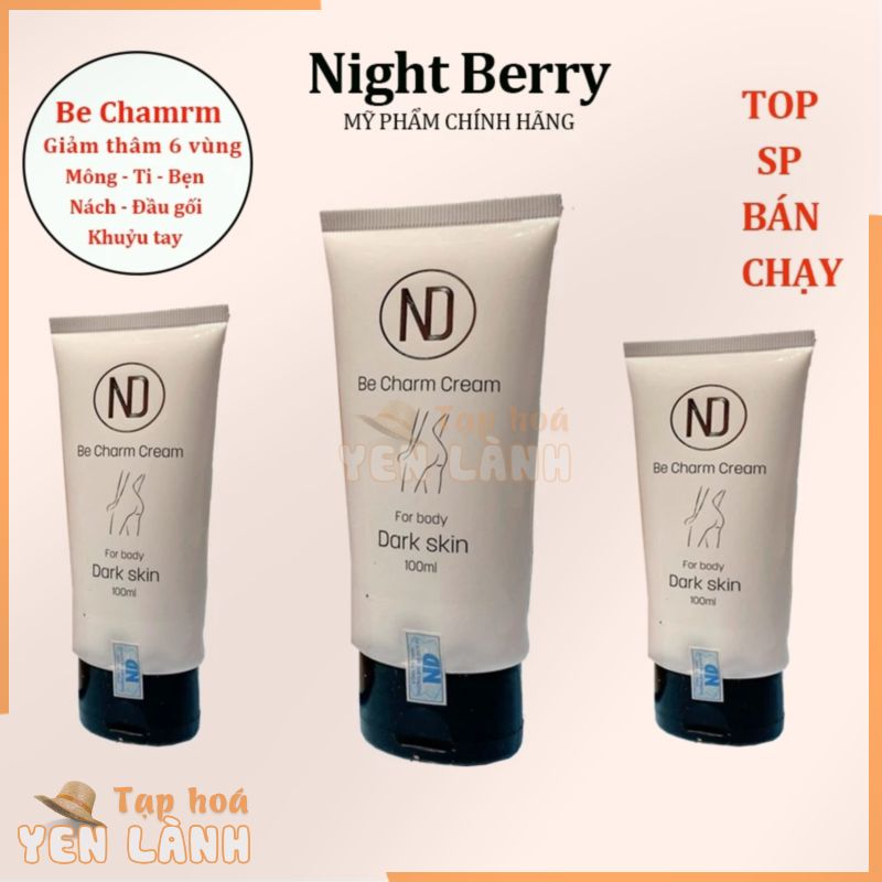 Kem Làm Sáng Da Xoá Thâm Vòng 3 – Nách – Đầu Gối – Khuỷu Tay – Bikini – Hồng nhũ hoa Be Charm Cream 6️⃣ in 1️⃣ số 1 VN