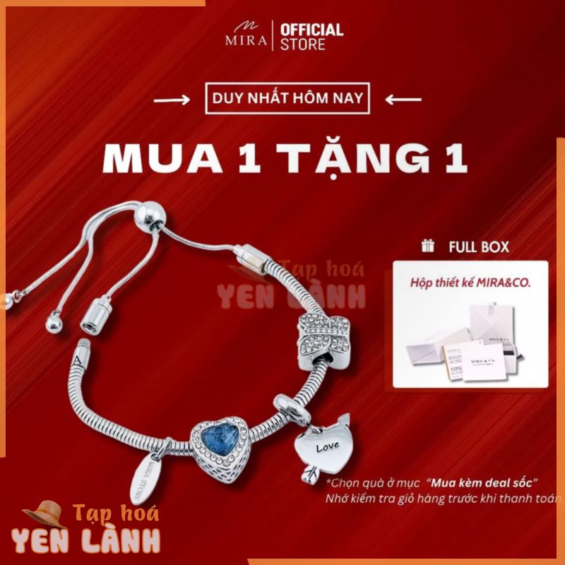 TITAN Dây, Lắc Tay MIRA & Co. – DRT03 Dây Rút Hồ Điệp Tim Mũi Tên, Chất Liệu TITAN Không Hoen Gỉ, Bay Màu