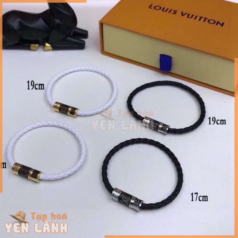 Vòng Tay Da Bò louis vuitton Chính Hãng mp059e Thời Trang Cho Cặp Đôi