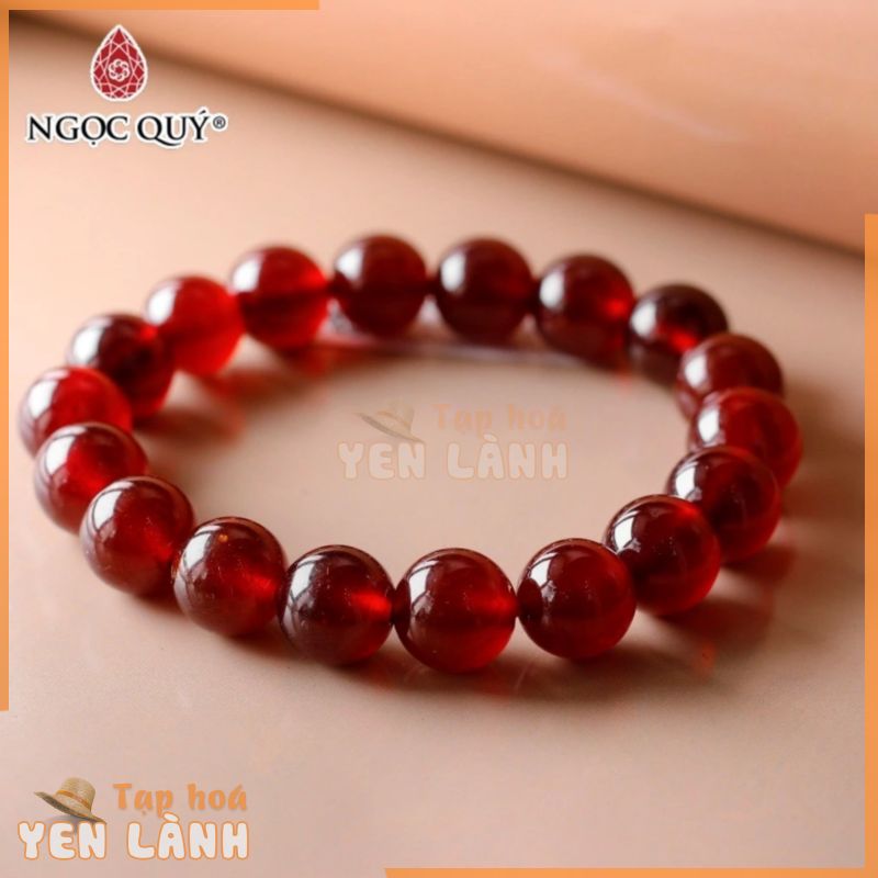 Vòng tay đá Ngọc Hồng Lựu Garnet AAA – Ngọc Quý