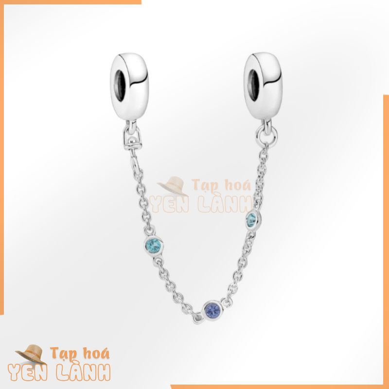 Dây Chuỗi An Toàn Ba Đá Sapphire Tự Làm Vòng Tay