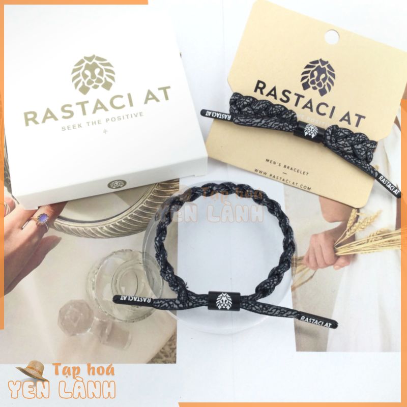 Vòng tay nam RASTAClAT Vòng tay dây giày nhẹ Phụ kiện Burst crack với hộp quà tặng cao cấp Thiết kế độc quyền thời trang