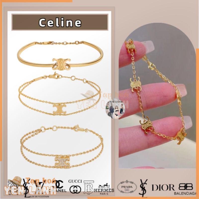 Celine/vòng đồng thau/vòng tay đồng thau/Vui lòng tham khảo dịch vụ khách hàng để biết kích thước cụ thể.