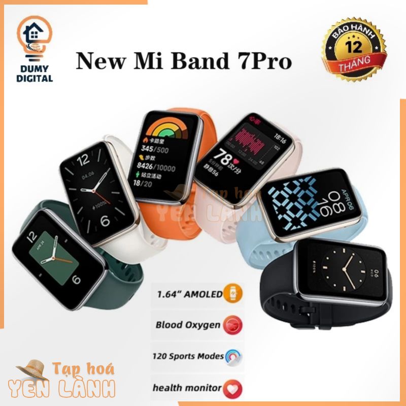 Vòng Đeo Tay Thông Minh Mi Band 7 Pro NFC – GPS | Bảo Hành 12 Tháng