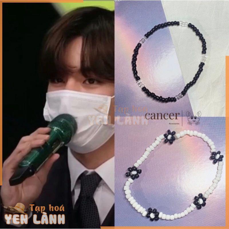 VÒNG ĐEO TAY HẠT CƯỜM TAEHYUNG BTS HANDMADE KPOP (CÓ THỂ ĐIỀU CHỈNH KÍCH THƯỚC THEO YÊU CẦU) #makebytiemtaphoahandmade