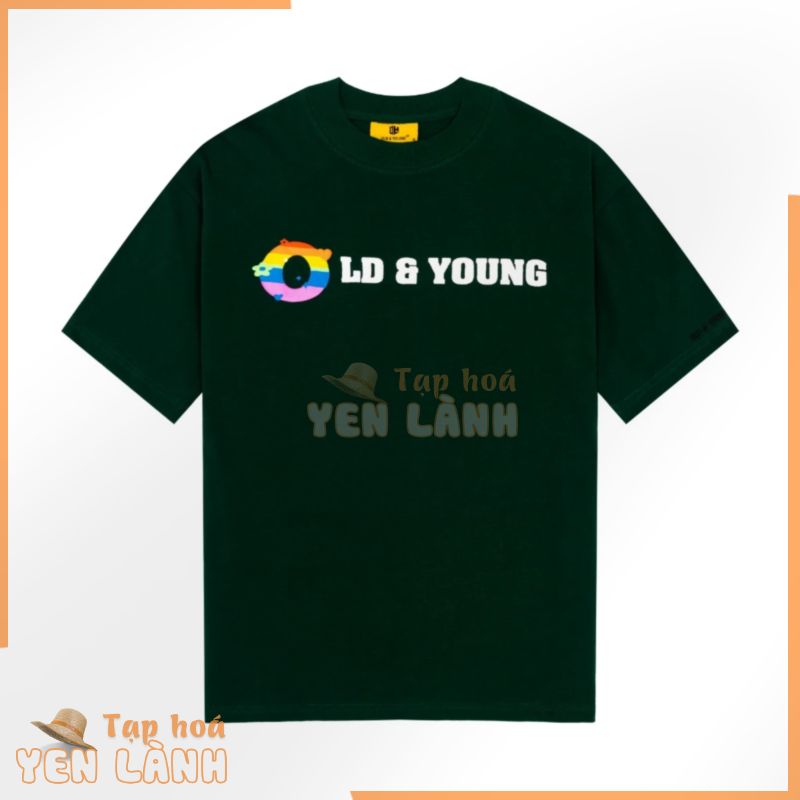 Áo thun local brand OLD & YOUNG unisex tee tay lỡ nam nữ Cầu Vòng OYTSTCCV