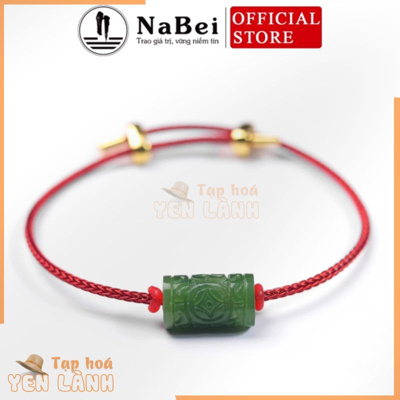 Vòng Tay Charm Lu Thống Ngọc Bích Tự Nhiên Phù Hợp Cho Nam, Nữ Mệnh Mộc, Hỏa NB194 – Phong Thuỷ NaBei Store