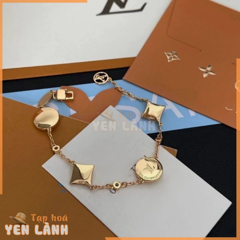 Lắc tay LV Monogram thanh lịch, cổ điển [ Auth ]