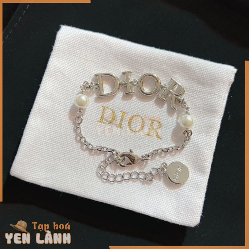 Vòng Tay Ngọc Trai Dior Thời Trang Mạ Bạc 925