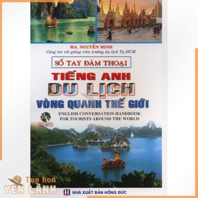 Sách – Sổ tay đàm thoại Tiếng Anh du lịch vòng quanh thế giới (kèm CD)