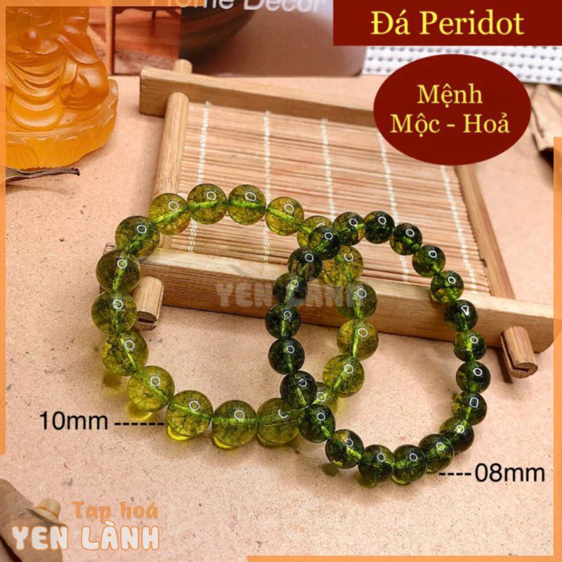 GIÁ SỈ – Đá Peridot tự nhiên, vòng tay mệnh mộc và hoả phụ kiện đan mix vòng hanmade