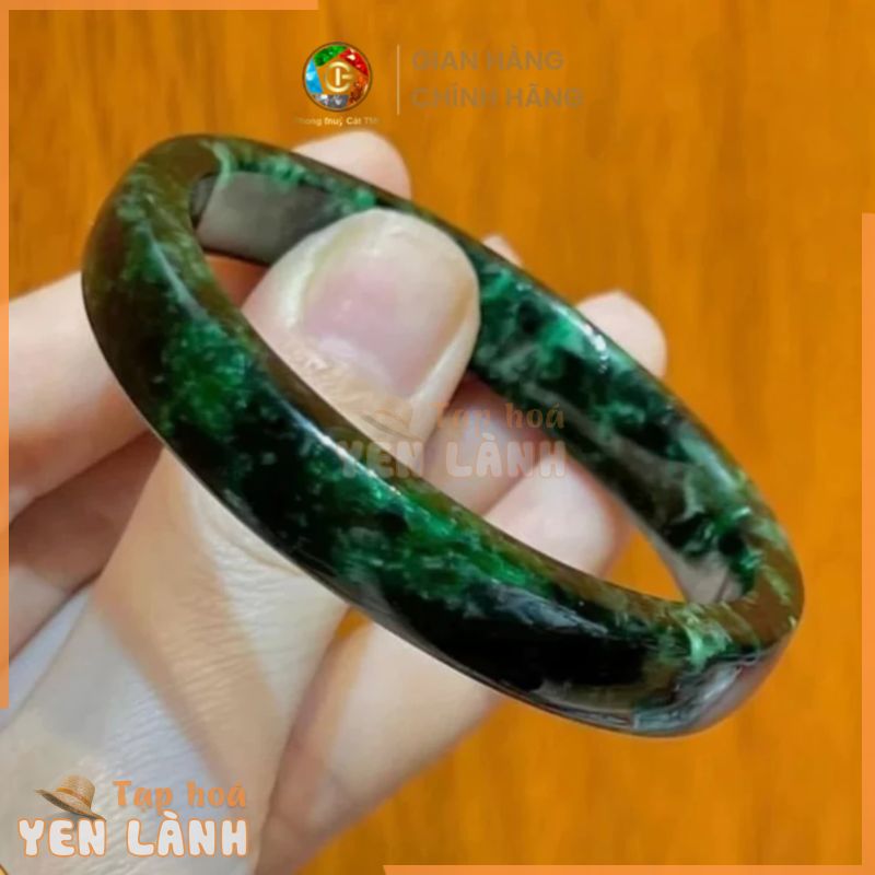 Vòng Tay Ngọc Cẩm Khối PNJ Catie Gems, Vòng Phong Thủy, Mang Năm Lượng Tích Cực, May Mắn