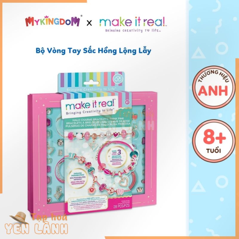 Đồ Chơi Make It Real Bộ Vòng Tay Sắc Hồng Lộng Lẫy 1722MIR