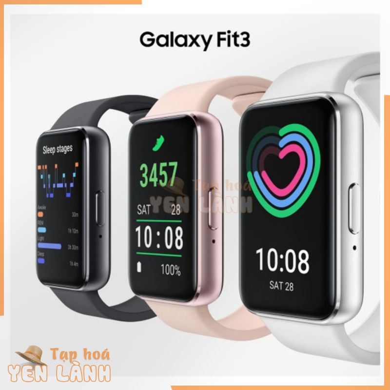 Vòng tay thông minh Samsung Galaxy Fit2/ Fit 3 đo nhịp tim, đếm bước chân, pin 14 ngày, hàng nguyên seal chính hãng