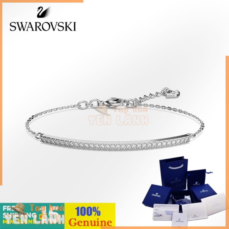 Vòng tay Swarovski CHỈ Vòng tay vàng trắng Vòng tay nữ Vòng tay bạc Sterling Mặt dây chuyền Vòng tay nữ Vòng tay bạn gái Vòng tay dễ thương Trang sức pha lê Vòng tay bằng thép không gỉ Vòng tay có thể điều chỉnh Vòng tay quà tặng Tình bạn Swarovski Malays