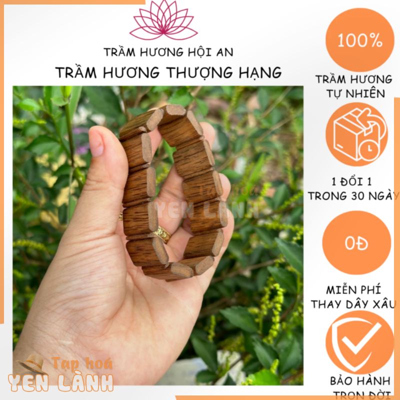 Vòng tay trầm hương nam/lách đeo tay trầm hương tóc Kiến việt, thơm sống mạnh, đẹp,phong thủy thời trang.