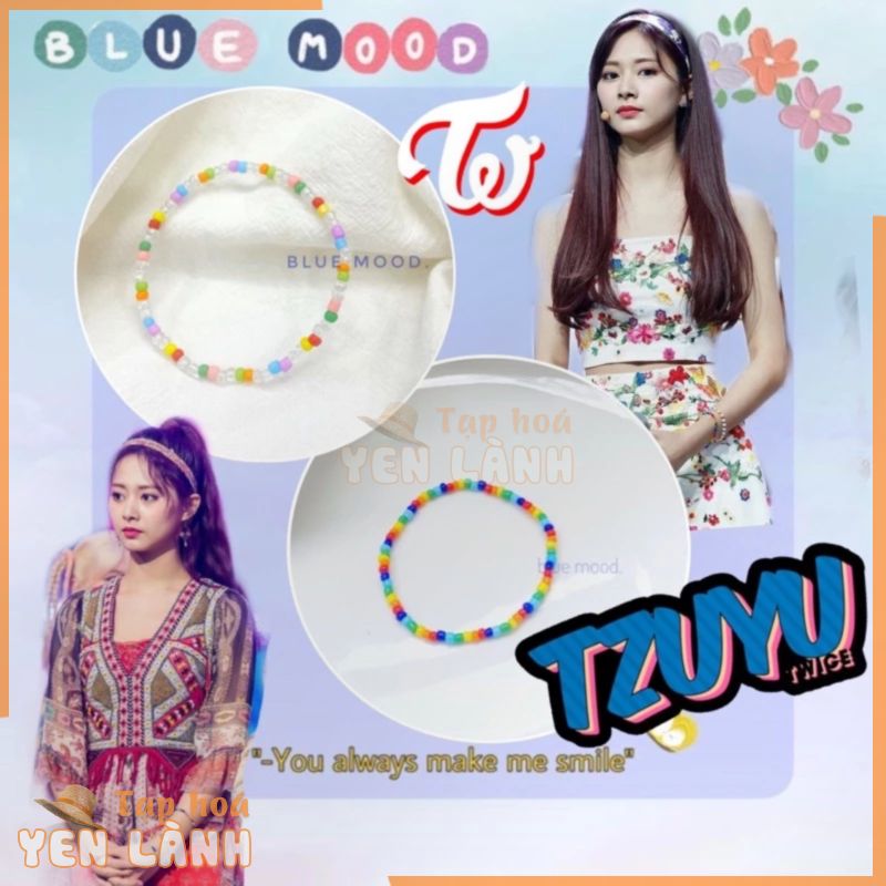 Vòng tay handmade hạt cườm Inspired Tzuyu Twice