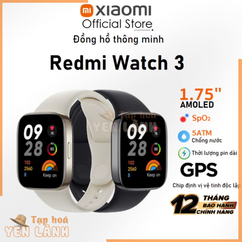 Đồng hồ đeo tay Xiaomi Redmi Watch 3 – Hàng chính hãng