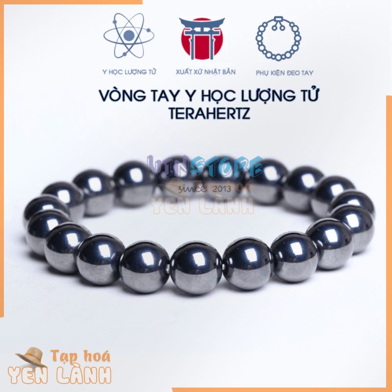 Vòng tay Y học lượng tử Terahertz – hạt tròn trơn