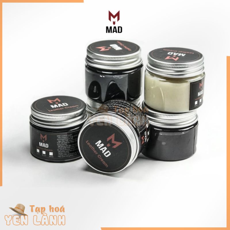 Xi đánh giày MAD Leather Cream 50ml chăm sóc và vệ sinh các sản phẩm về da cao cấp chính hãng dạng kem dưỡng da cho giày