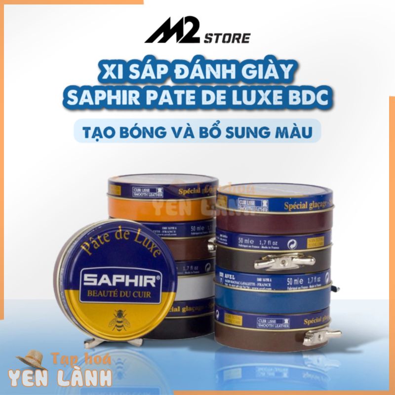 Xi đánh bóng giày Saphir Pate De Luxe BDC Pháp 50ml (XDG04)