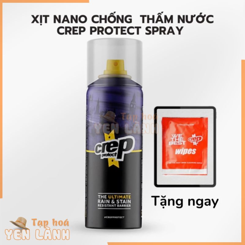 Chai Xịt Nano Chống Thấm Giầy Túi – Crep Protect Spray (Mẫu Mới Chính Hãng)